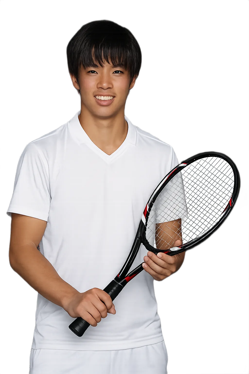 Portrait of Keisuke Saitoh, tennis player