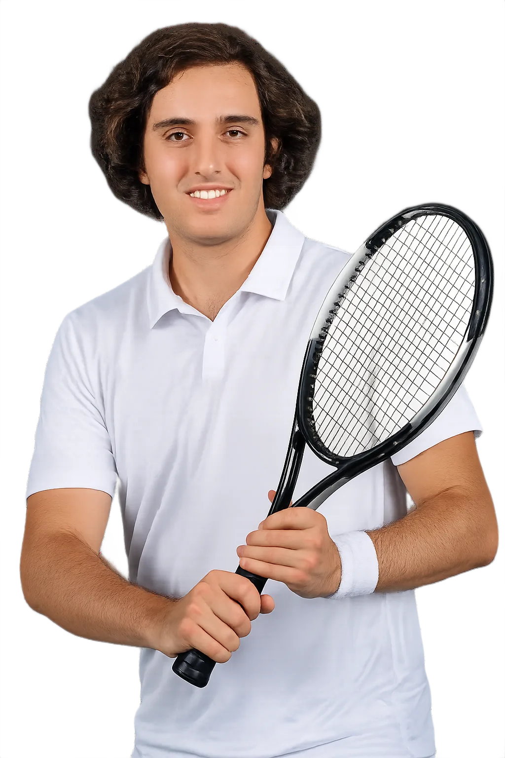 Portrait of Kian Vakili, tennis player