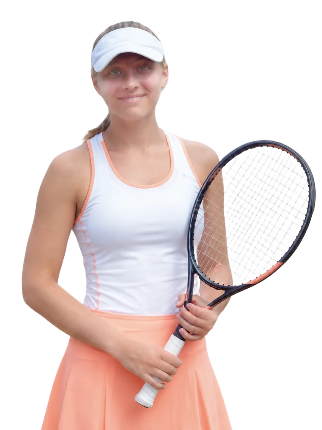 Portrait of Klara Veldman, tennis player