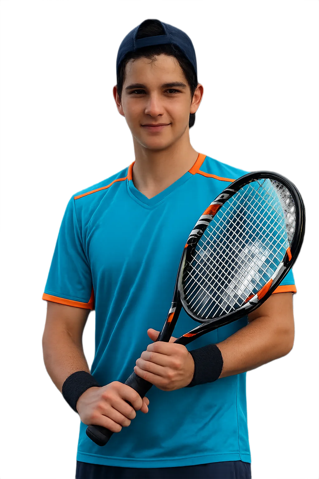 Portrait of Kuzey Cekirge, tennis player