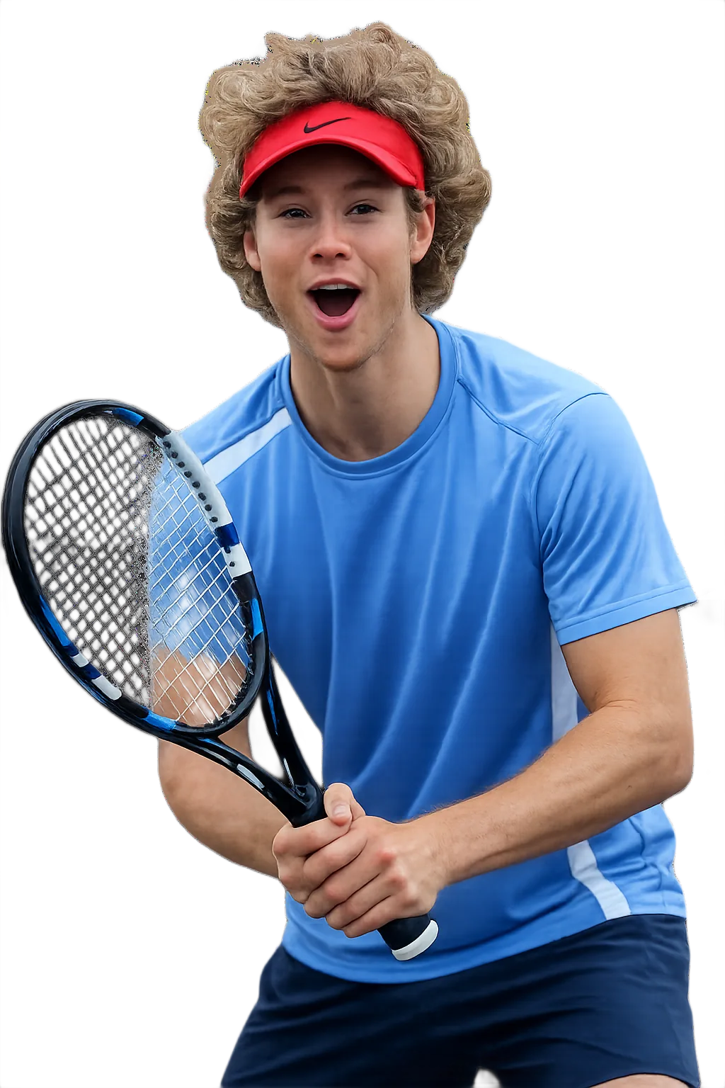 Portrait of Kyle Overmyer, tennis player