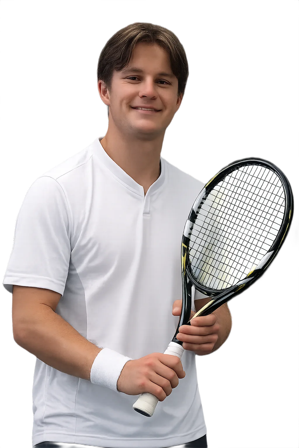 Portrait of Lachlan Vickery, tennis player