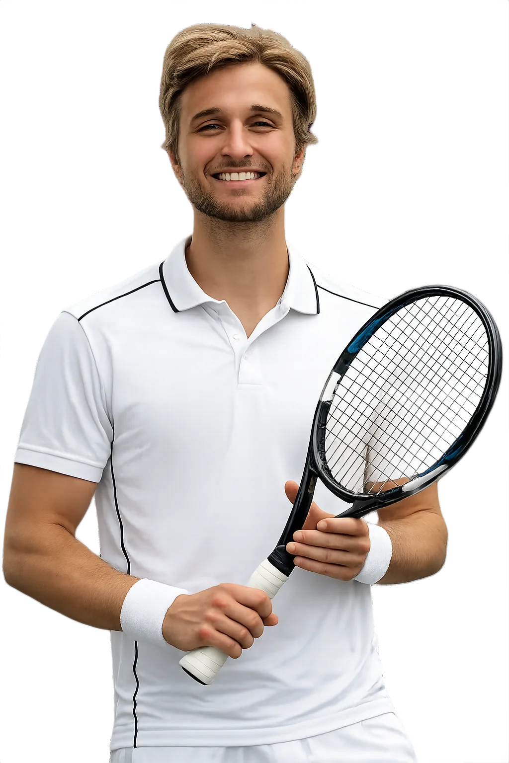 Portrait of Leandro Riedi, tennis player