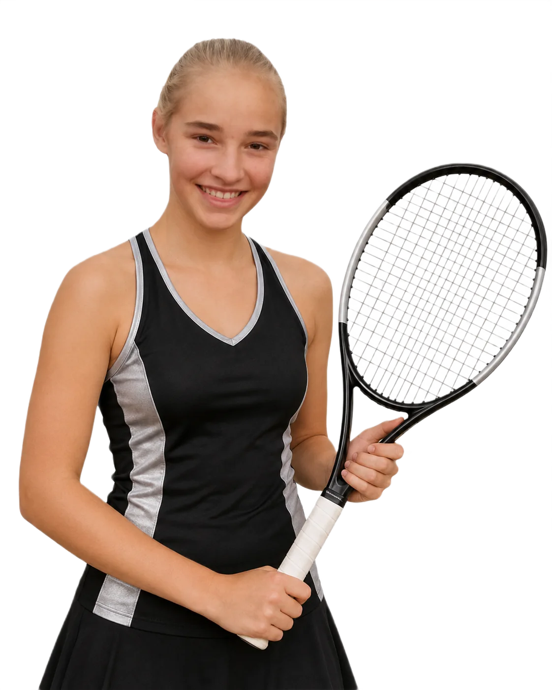 Portrait of Lena Thomas Iglesias, tennis player
