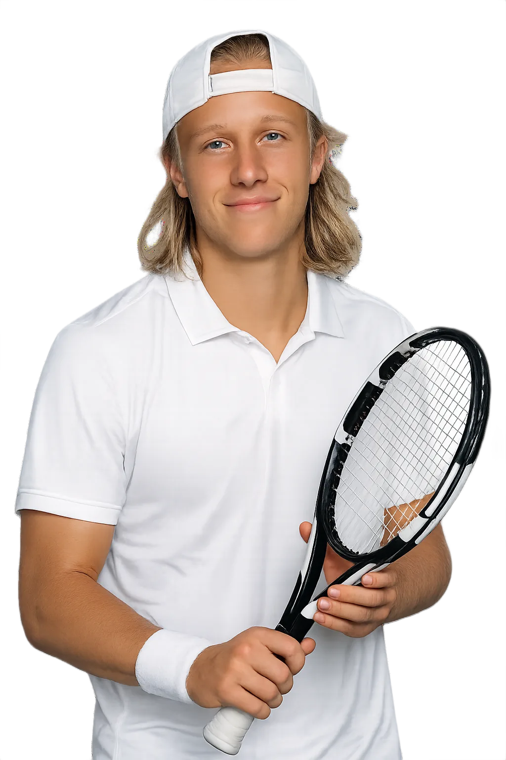 Portrait of Leo Borg, tennis player