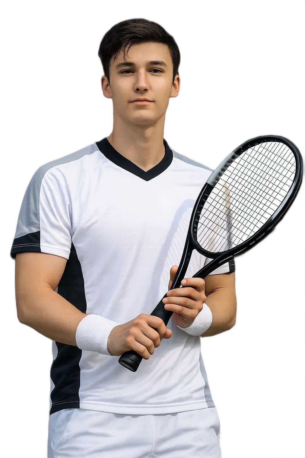 Portrait of Leonardo Primucci, tennis player