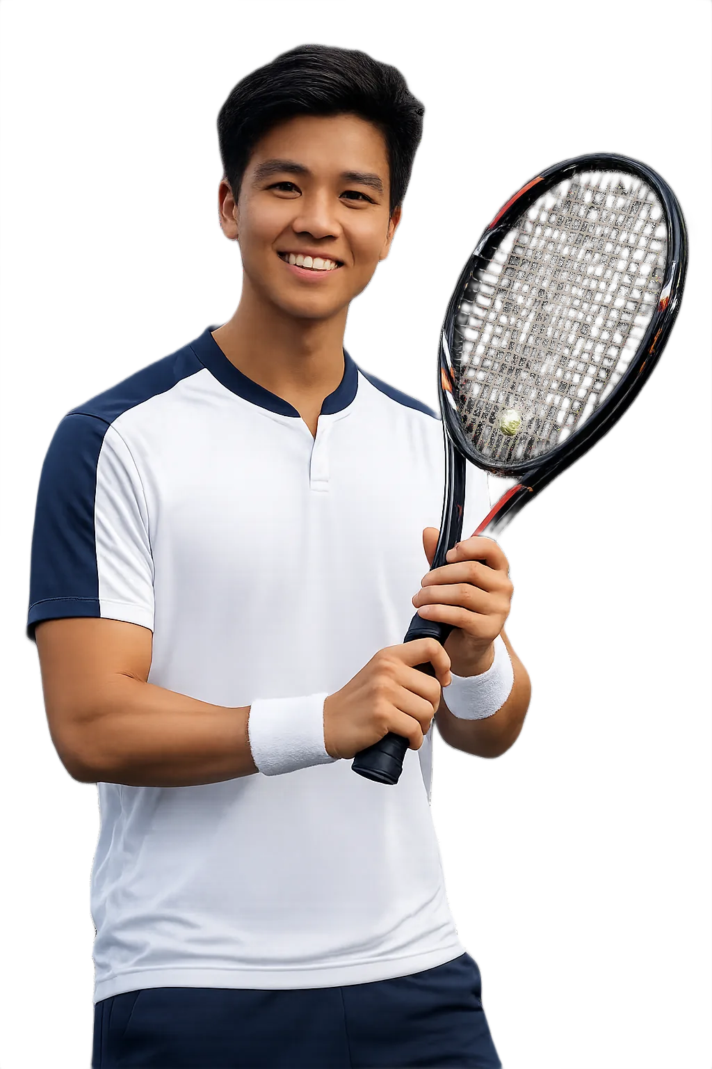Portrait of Li Tu, tennis player