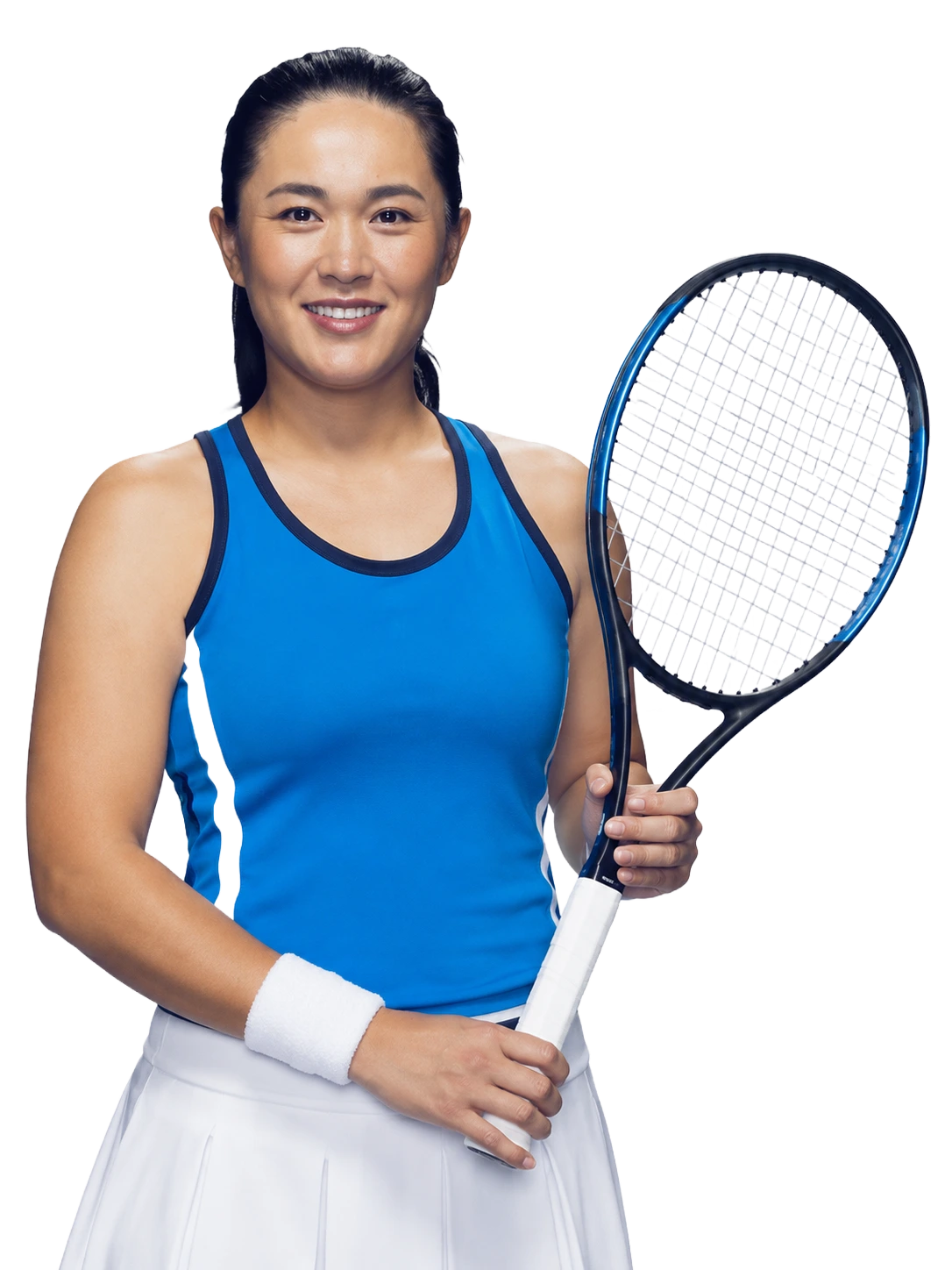 Lin Zhu tennis player profile visual with TennisJack stats and match analysis