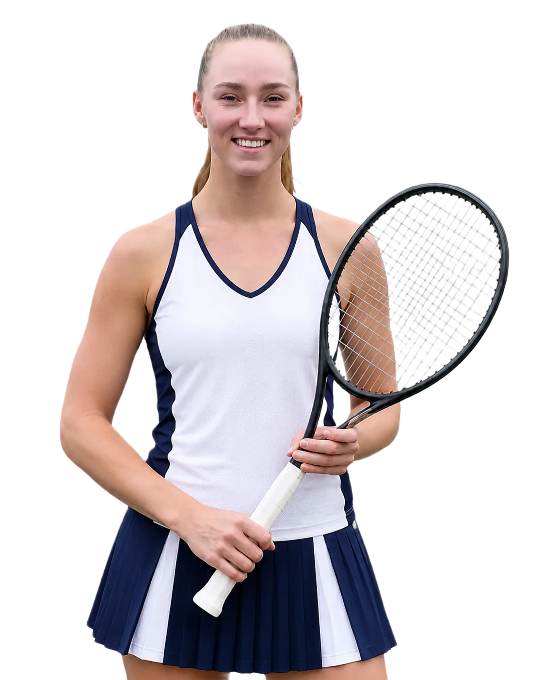 Portrait of Lina Glushko, tennis player