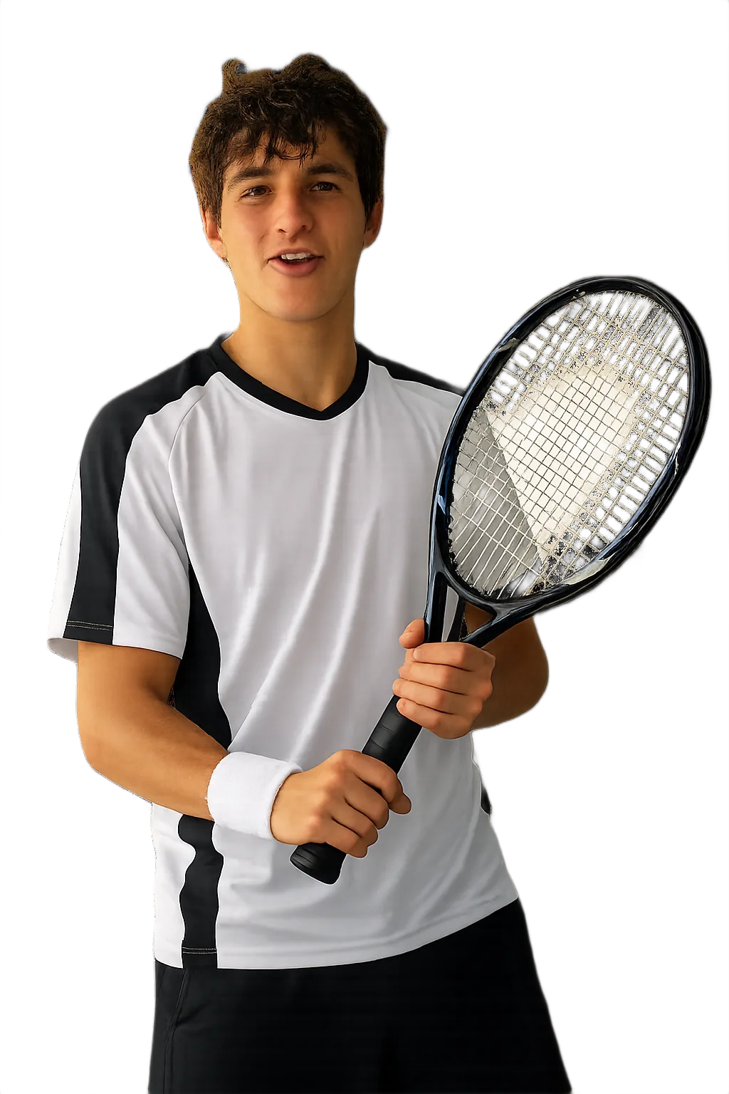 Portrait of Lorenzo Beraldo, tennis player