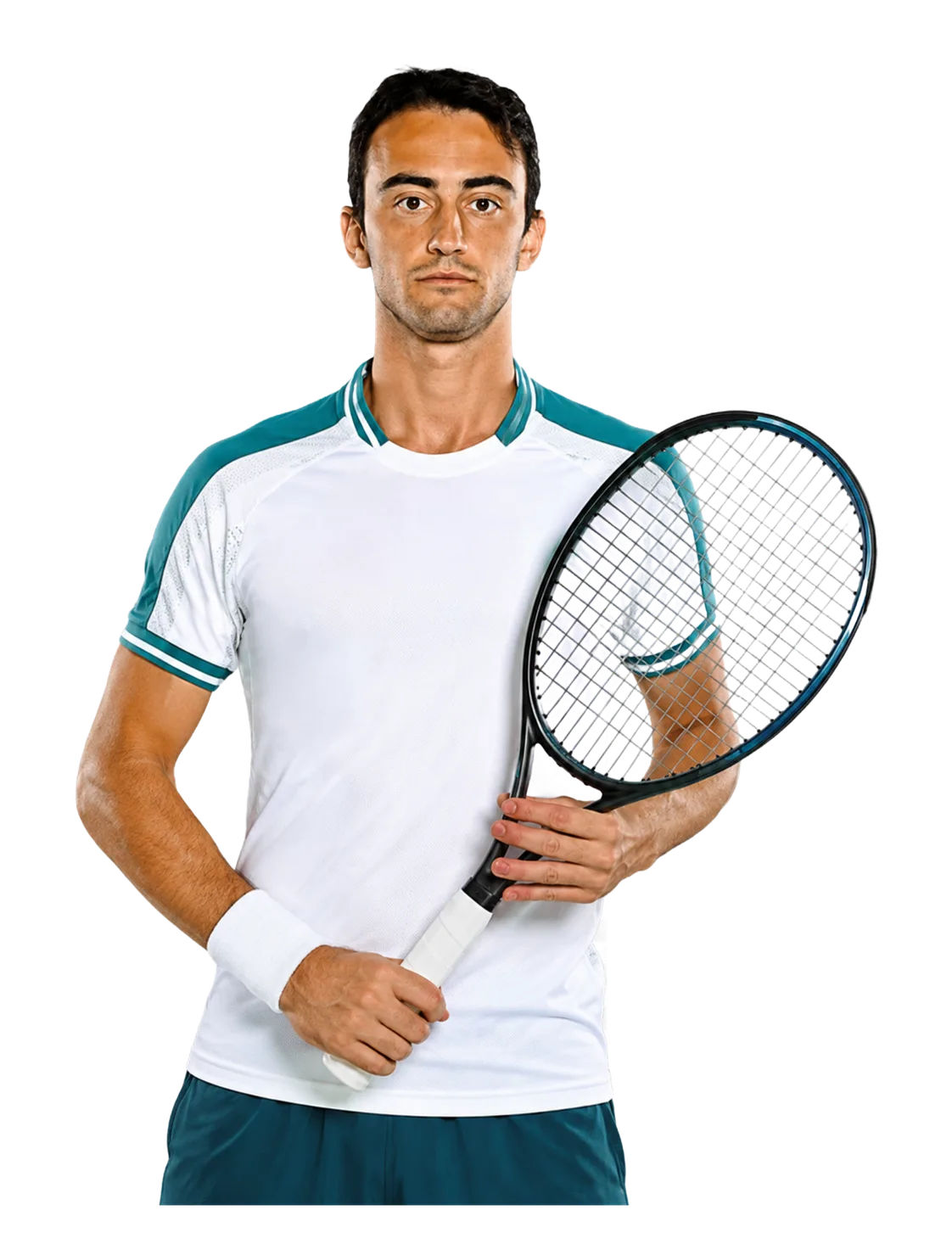 Lorenzo Giustino tennis player profile visual with TennisJack stats and match analysis