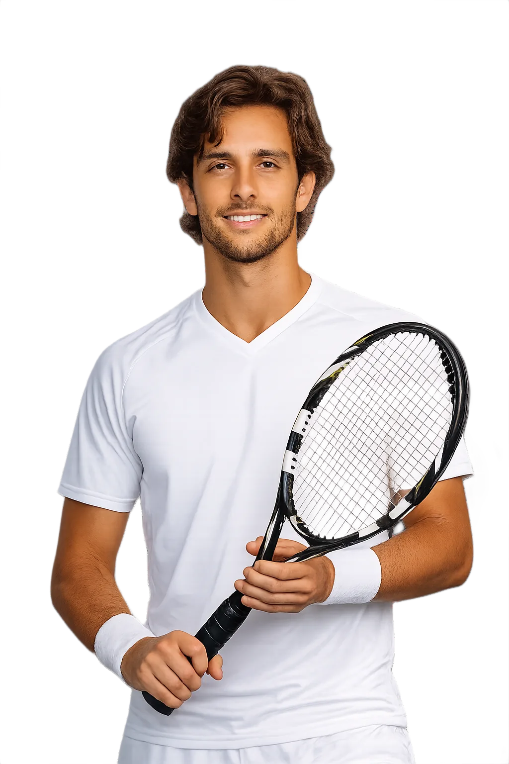 Portrait of Lorenzo Musetti, tennis player