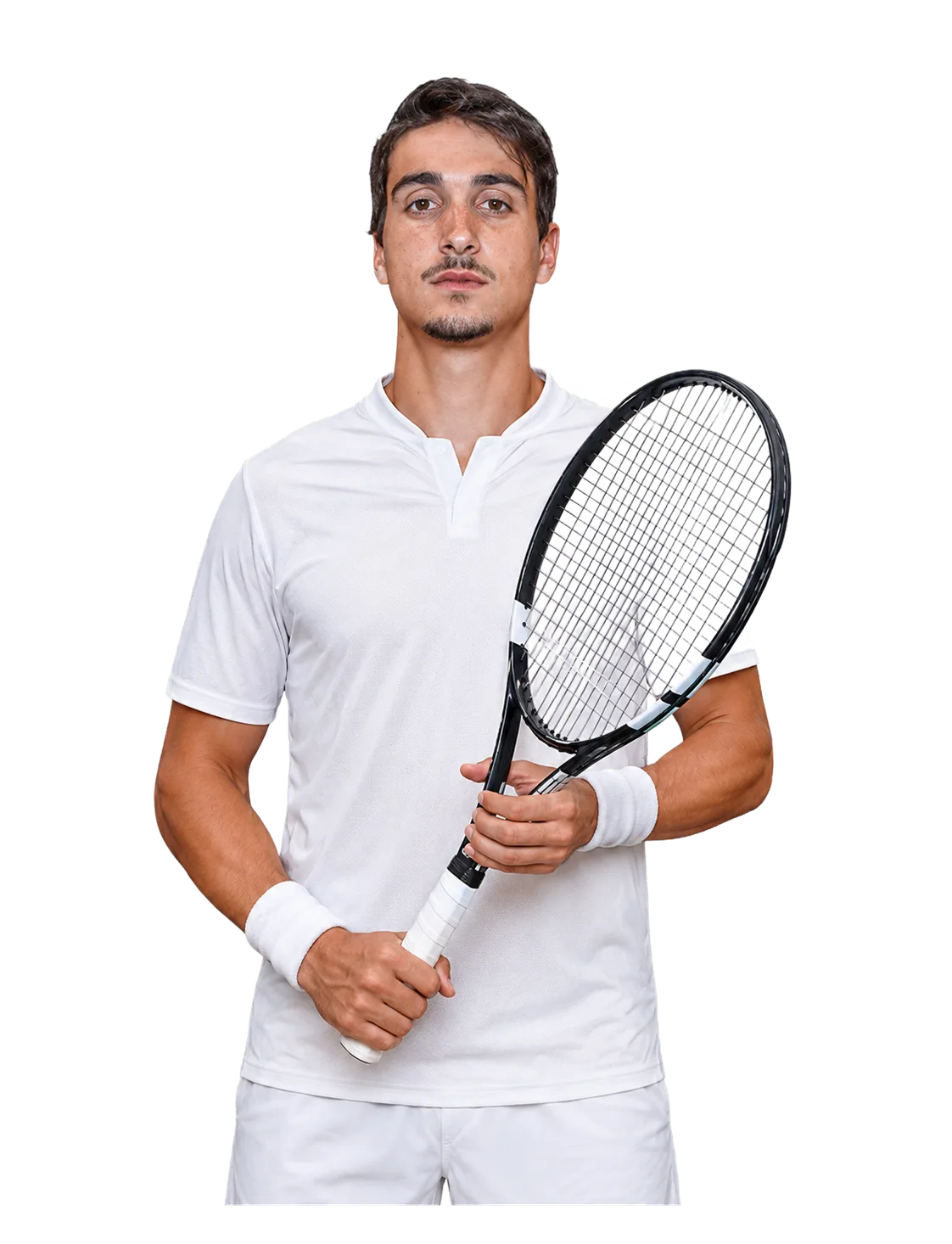 Lorenzo Sonego tennis player profile visual with TennisJack stats and match analysis