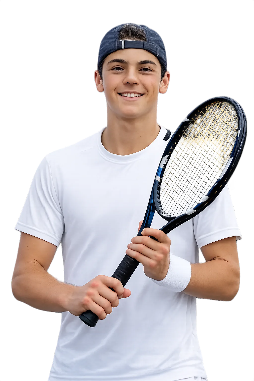 Portrait of Lucas Marionneau, tennis player