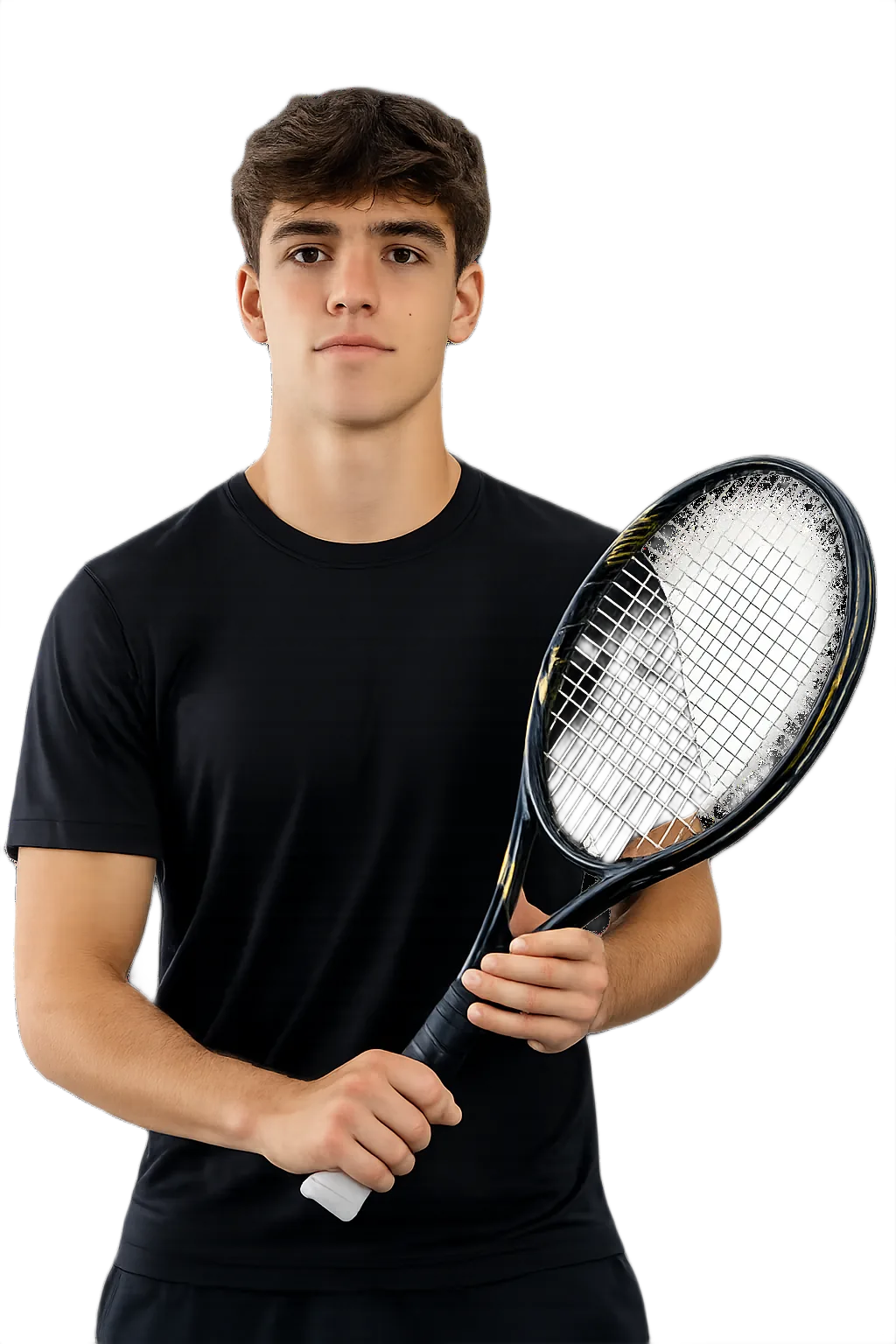 Portrait of Ludovico Vaccari, tennis player