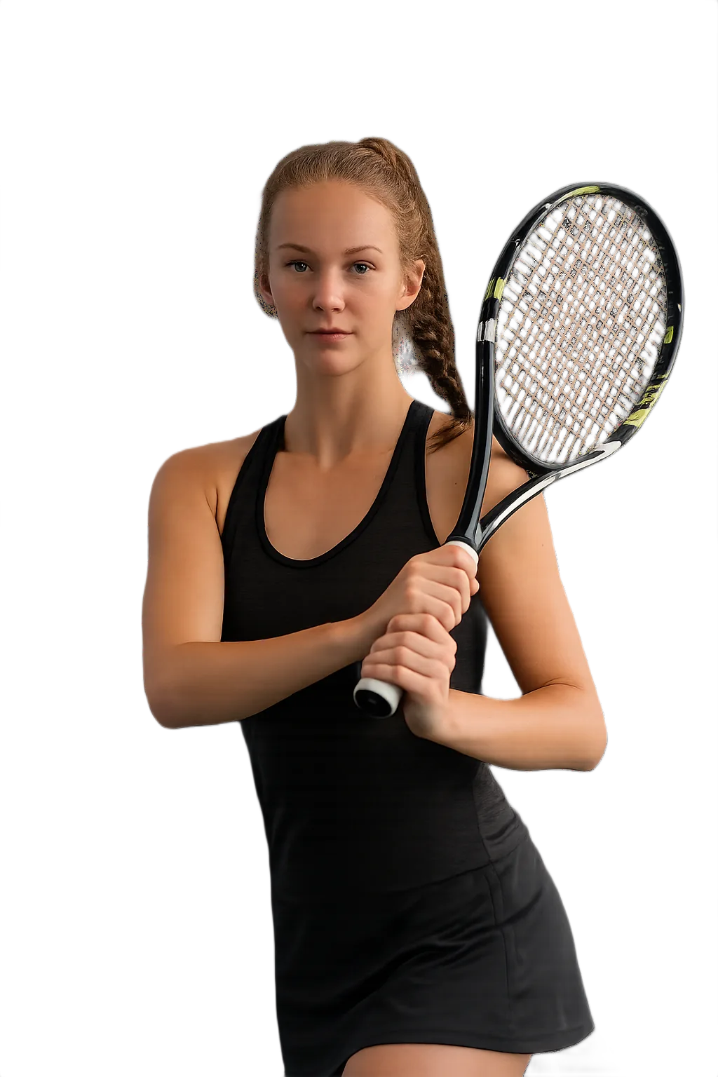 Portrait of Maelle Leclercq, tennis player