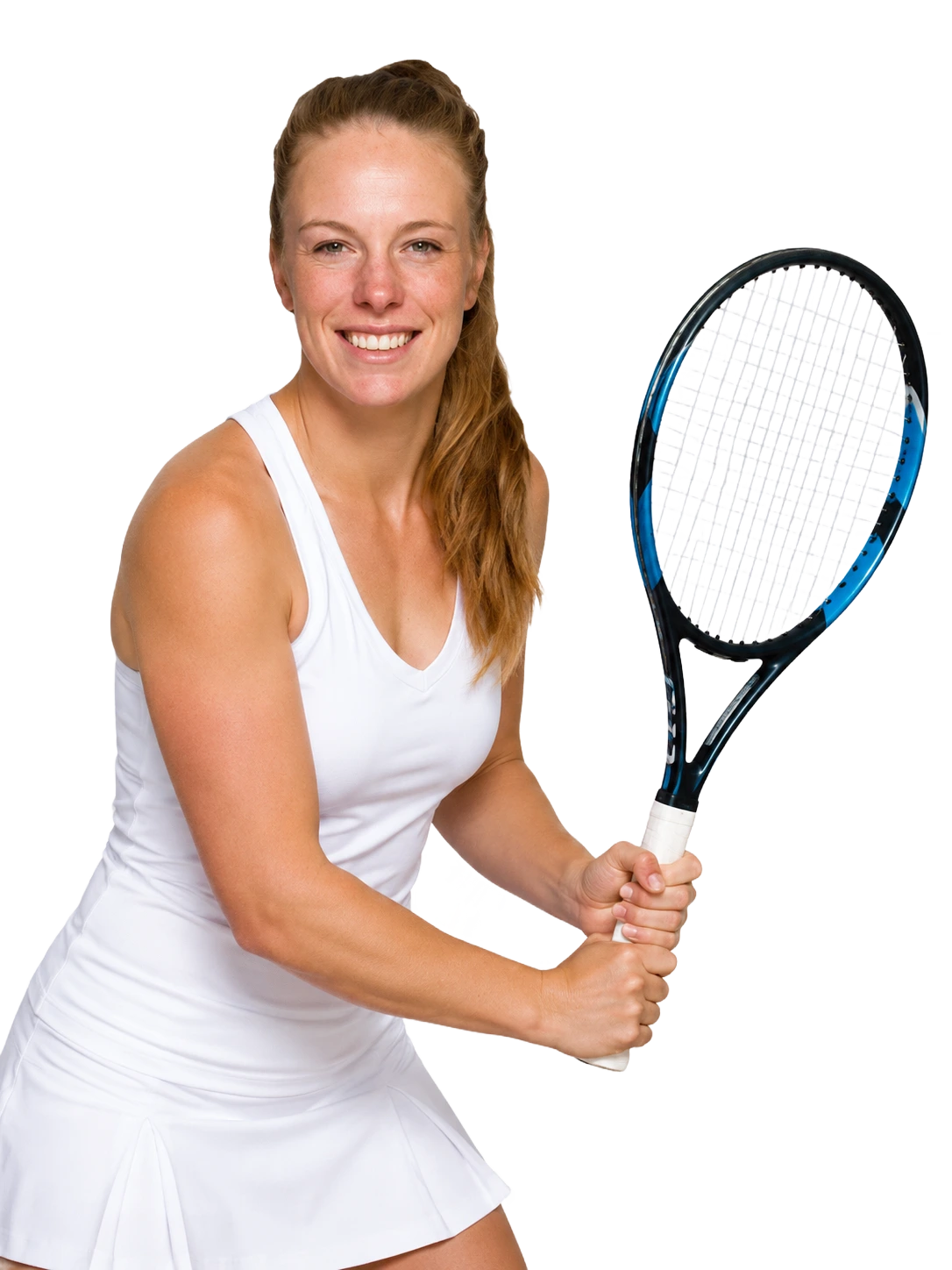 Magdalena Frech tennis player profile visual with TennisJack stats and match analysis
