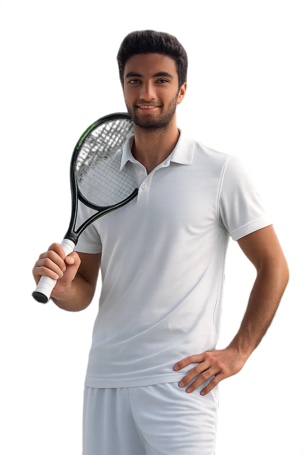 Portrait of Manish Sureshkumar, tennis player