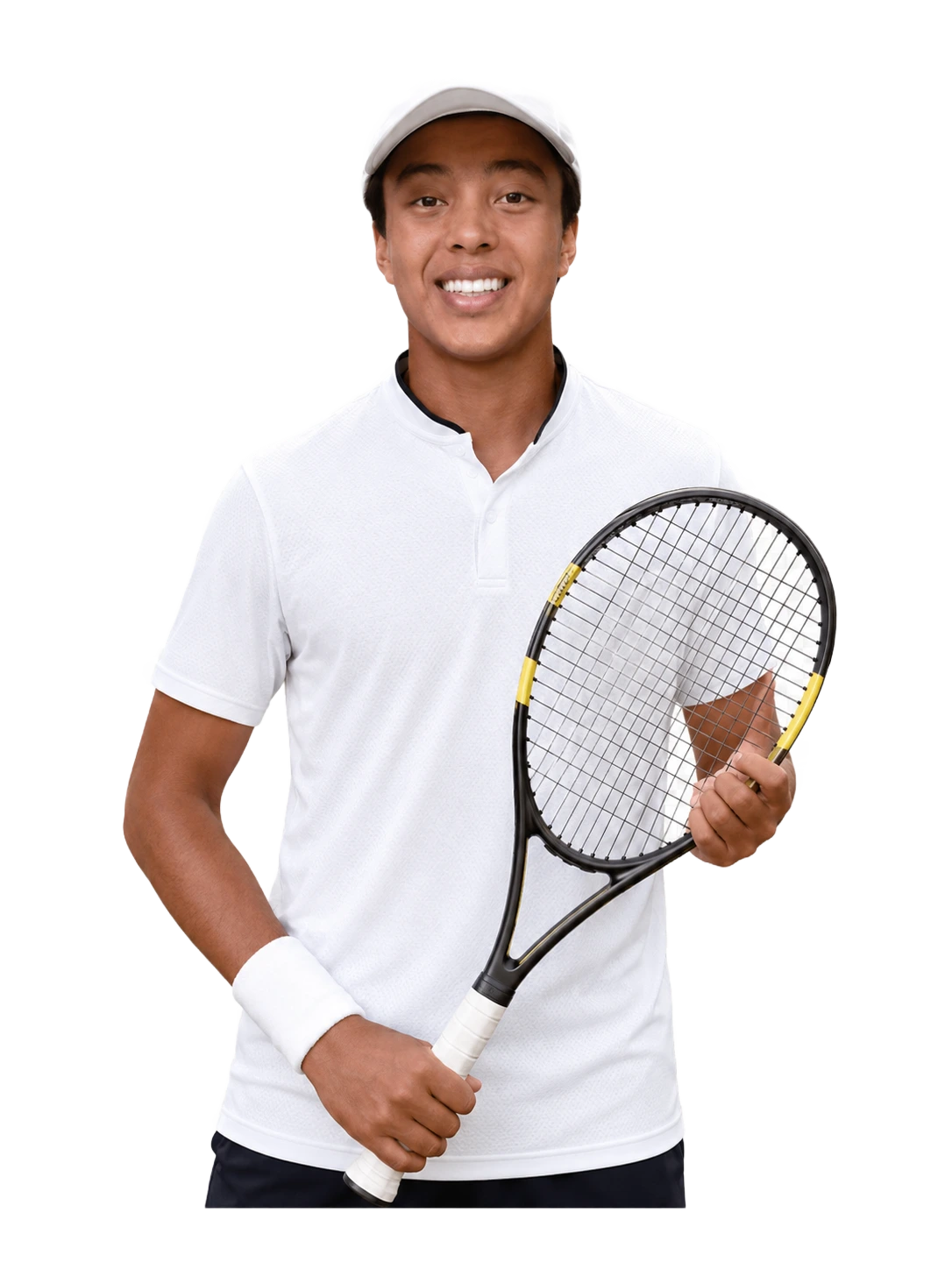 Margaux Komano tennis player profile visual with TennisJack stats and match analysis