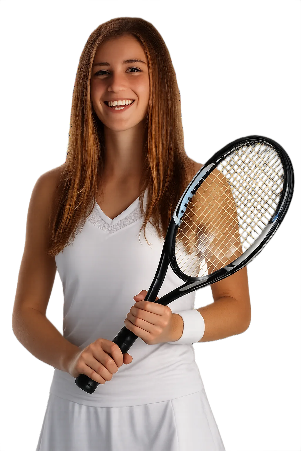 Portrait of Maria Martinez Vaquero, tennis player