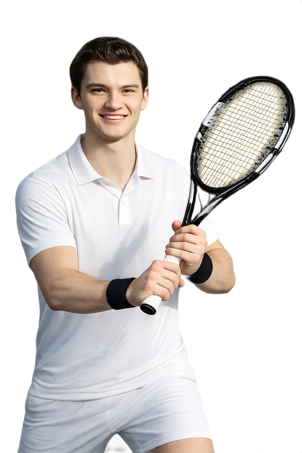 Portrait of Mark Whitehouse, tennis player