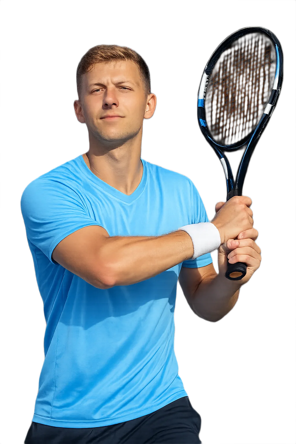 Portrait of Martin Sabas, tennis player