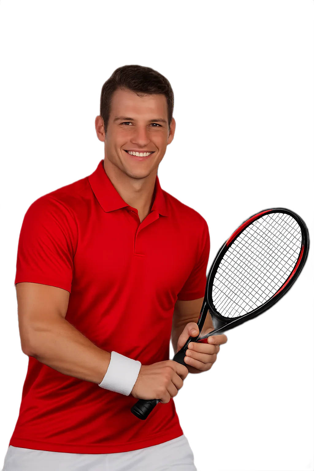 Portrait of Martins Rocens, tennis player