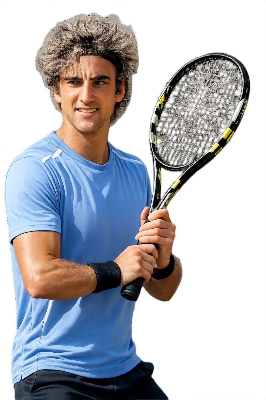 Portrait of Mateo Del Pino, tennis player