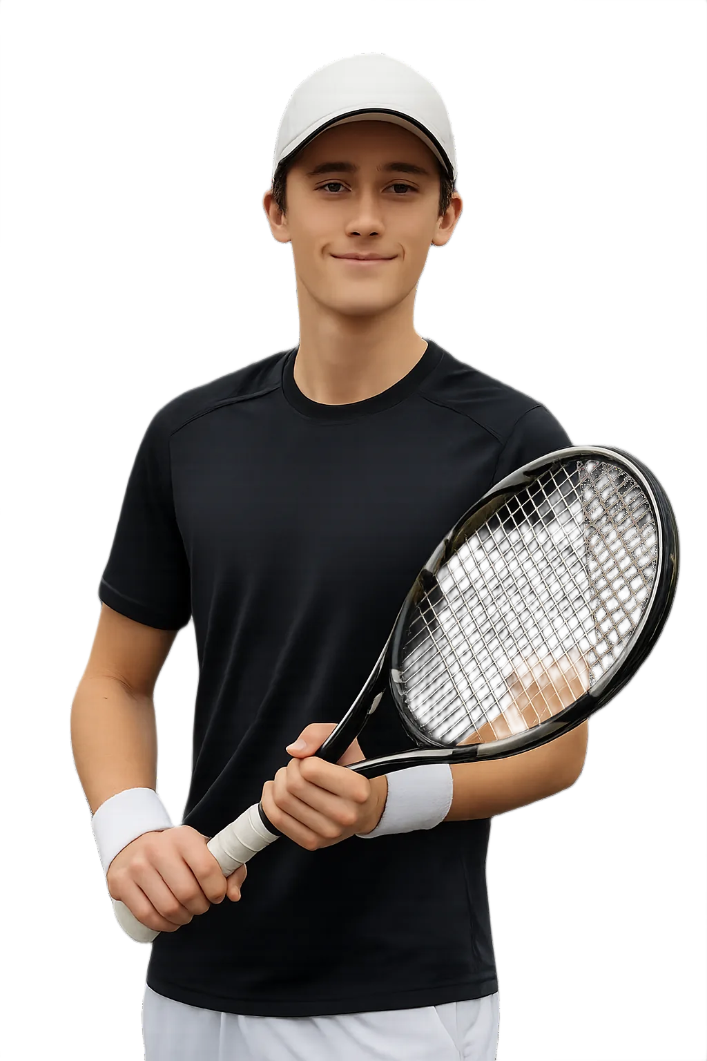 Portrait of Mathys Domenc, tennis player