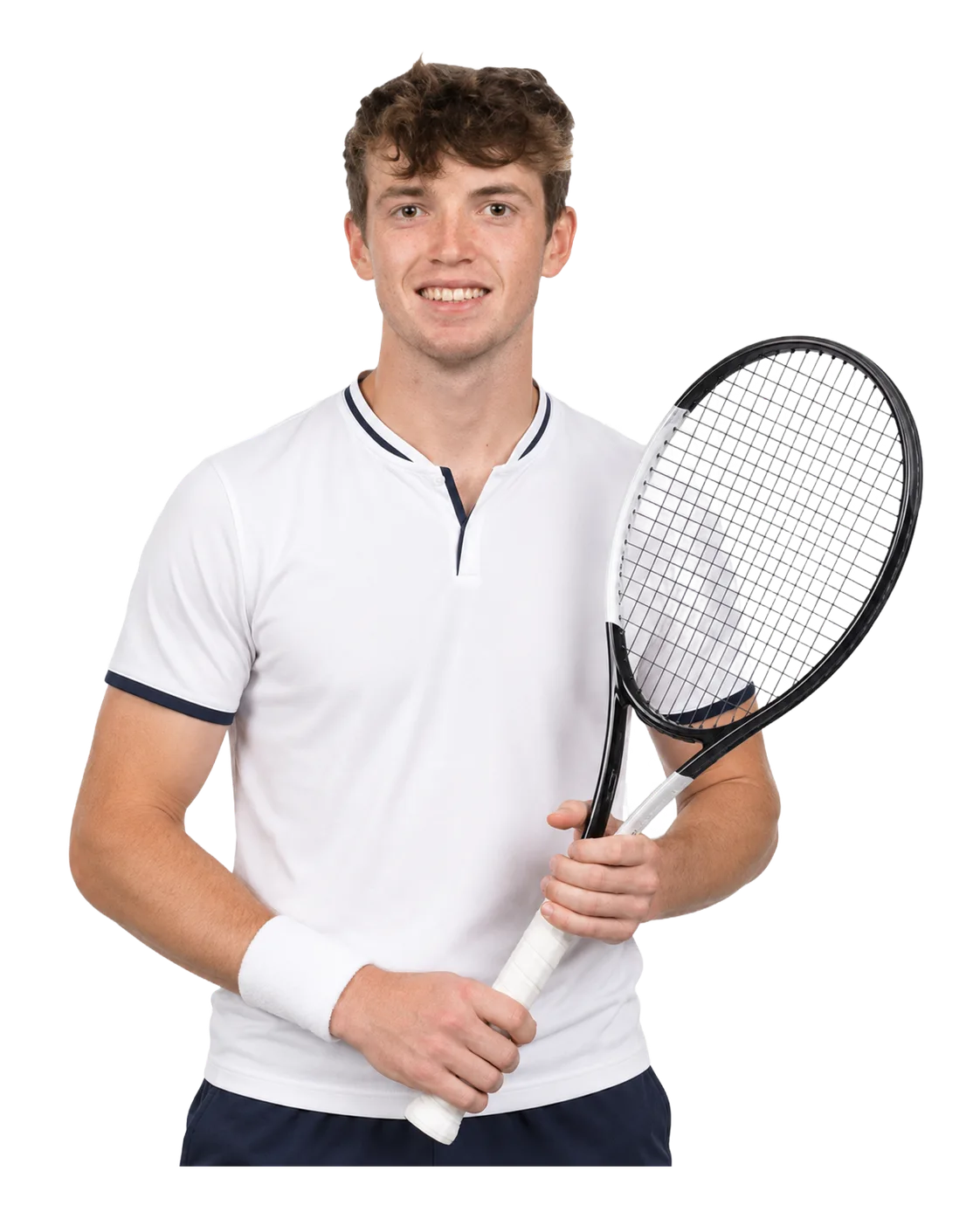 Max Basing tennis player profile visual with TennisJack stats and match analysis
