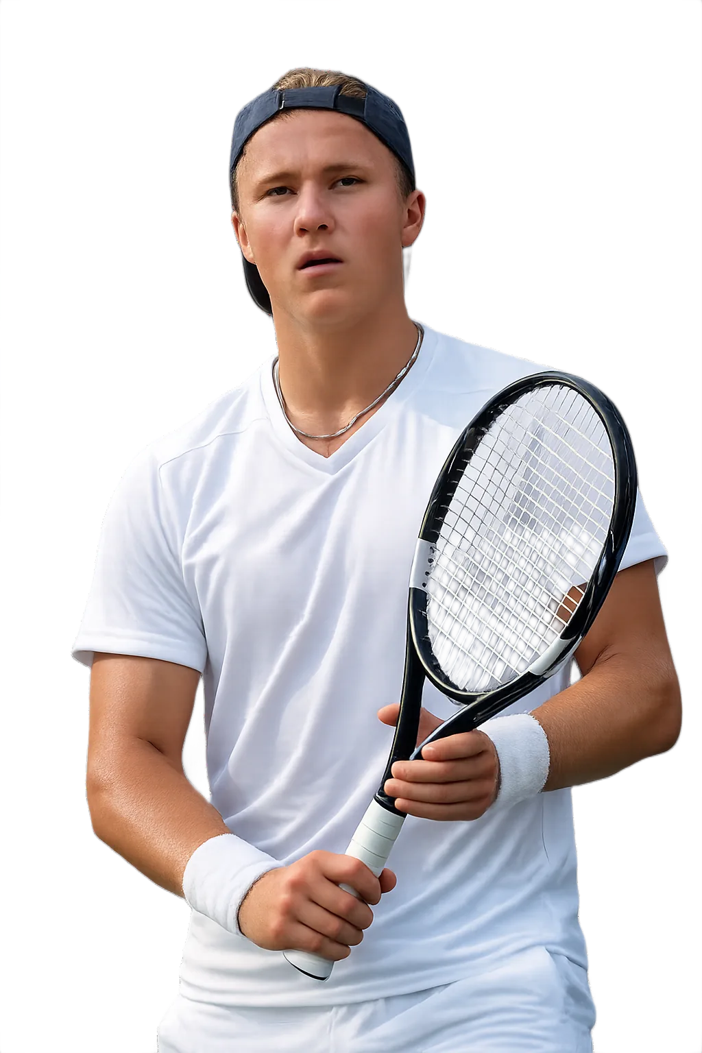 Portrait of Max Schoenhaus, tennis player