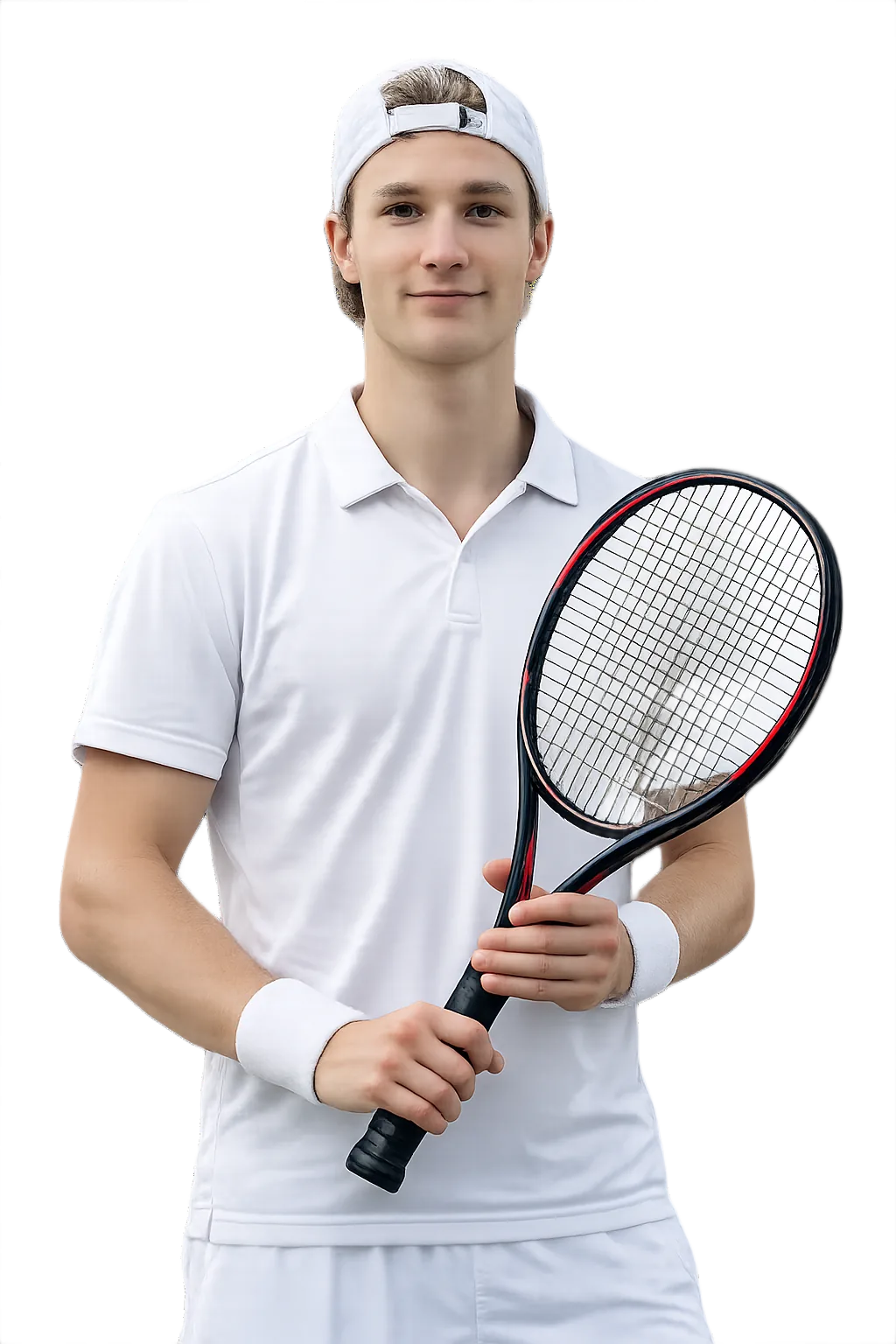 Portrait of Maxence Rivet, tennis player