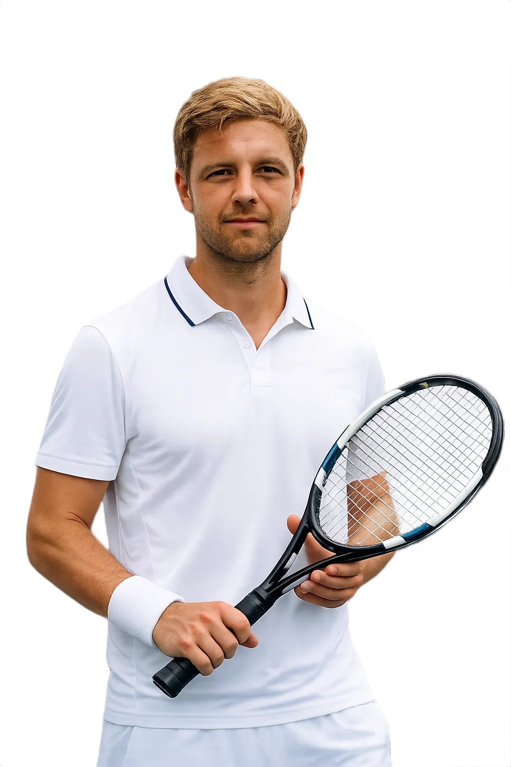 Portrait of Maximilian Neuchrist, tennis player