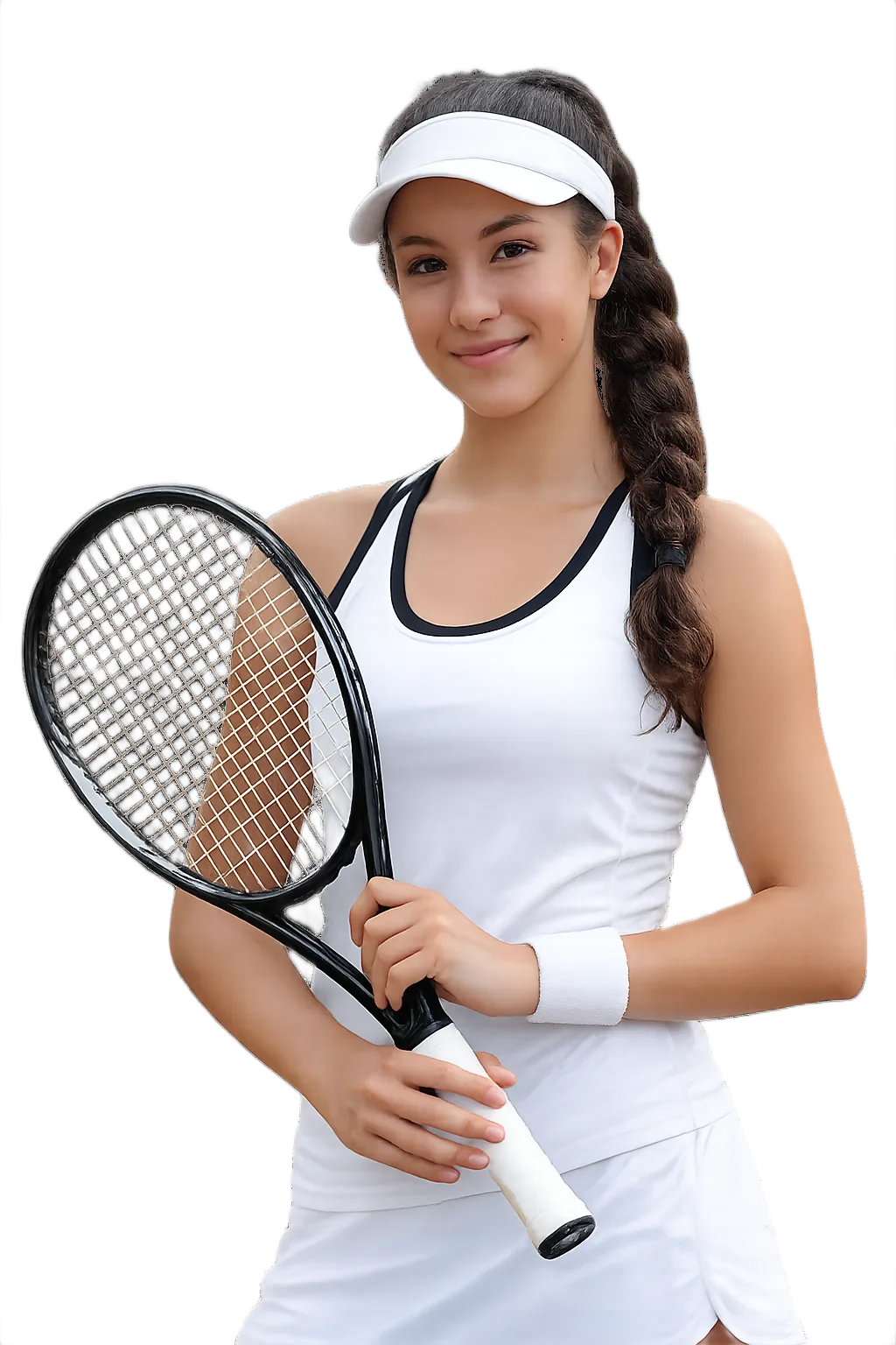 Portrait of Mia Chudejova, tennis player