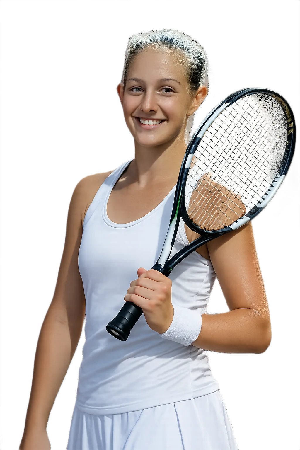 Portrait of Mia Ristic, tennis player