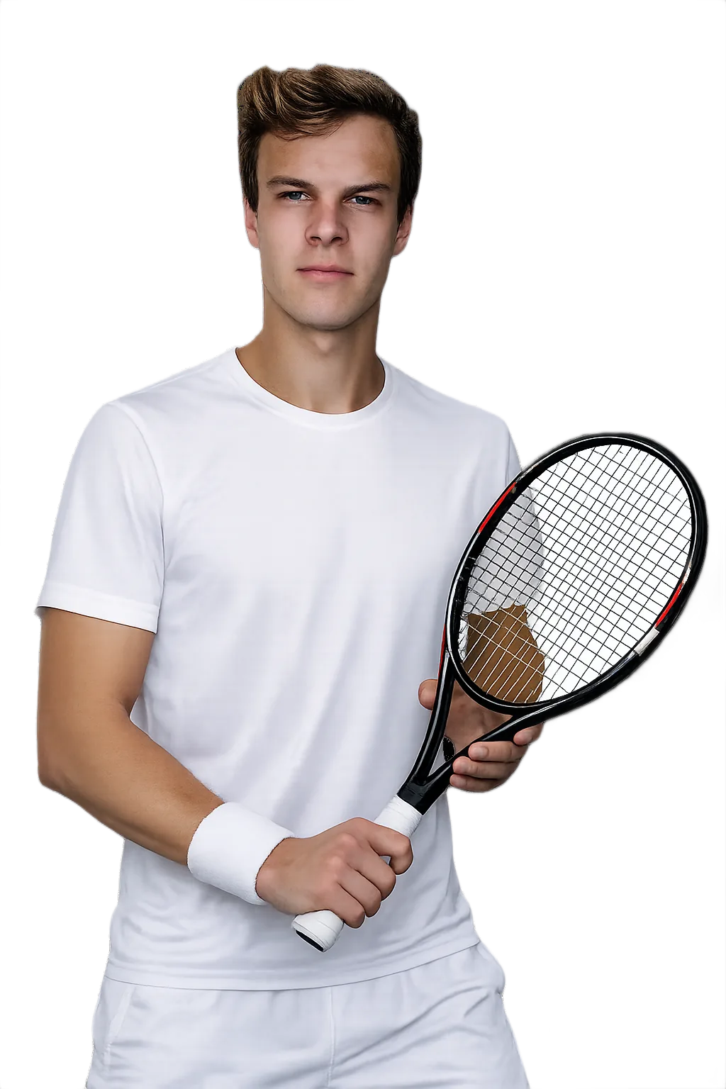 Portrait of Michael Geerts, tennis player