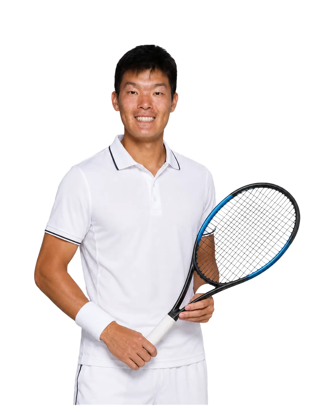 Michael Zheng tennis player profile visual with TennisJack stats and match analysis