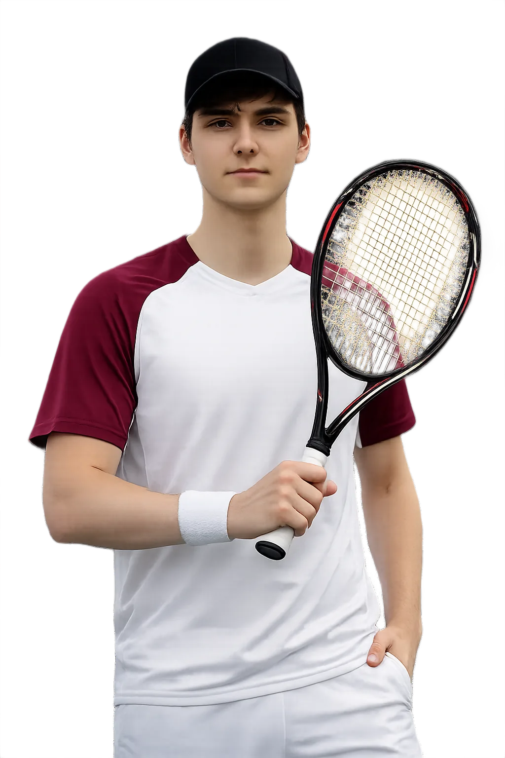 Portrait of Michal Krajci, tennis player