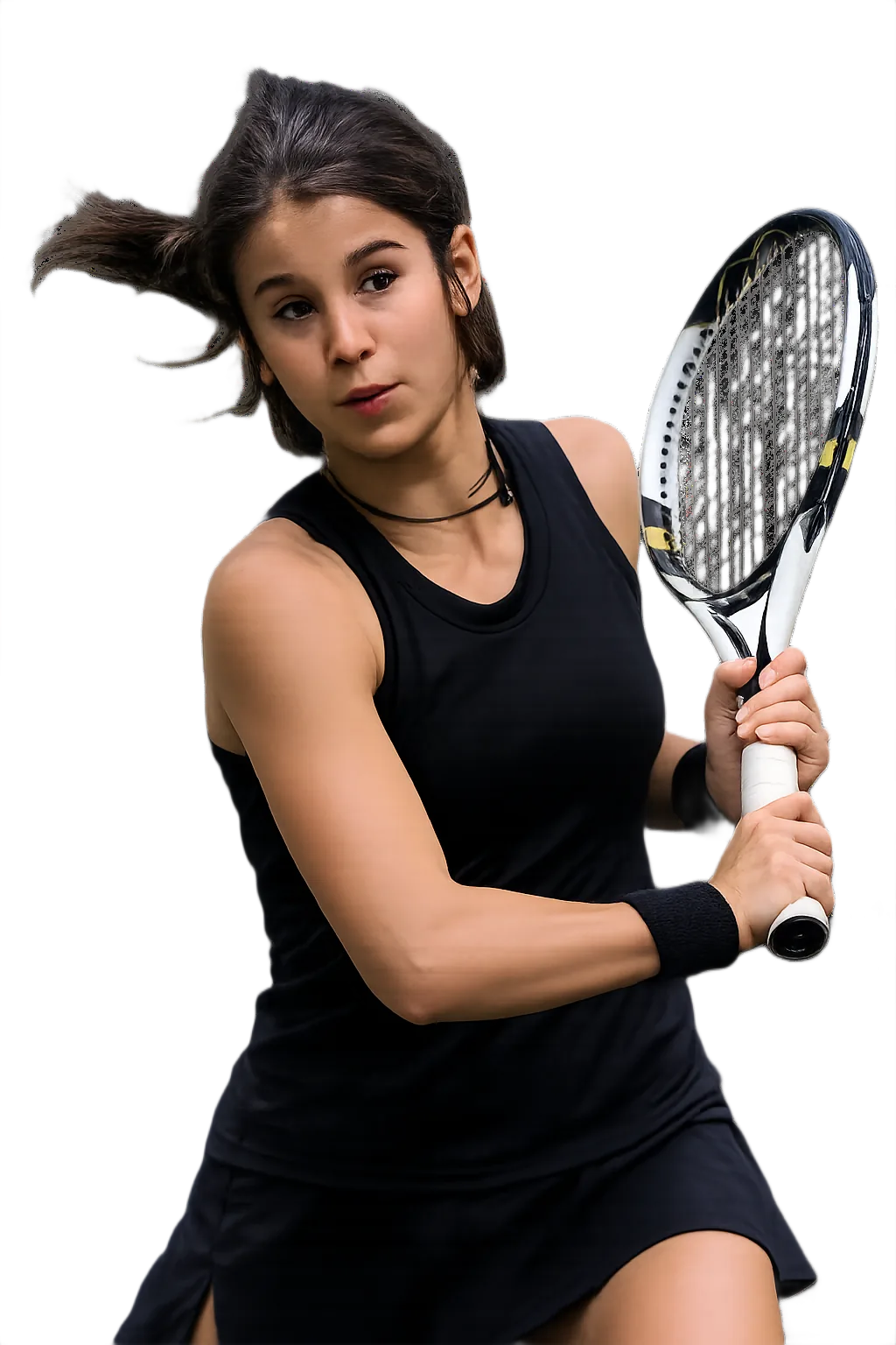 Portrait of Micol Salvadori, tennis player