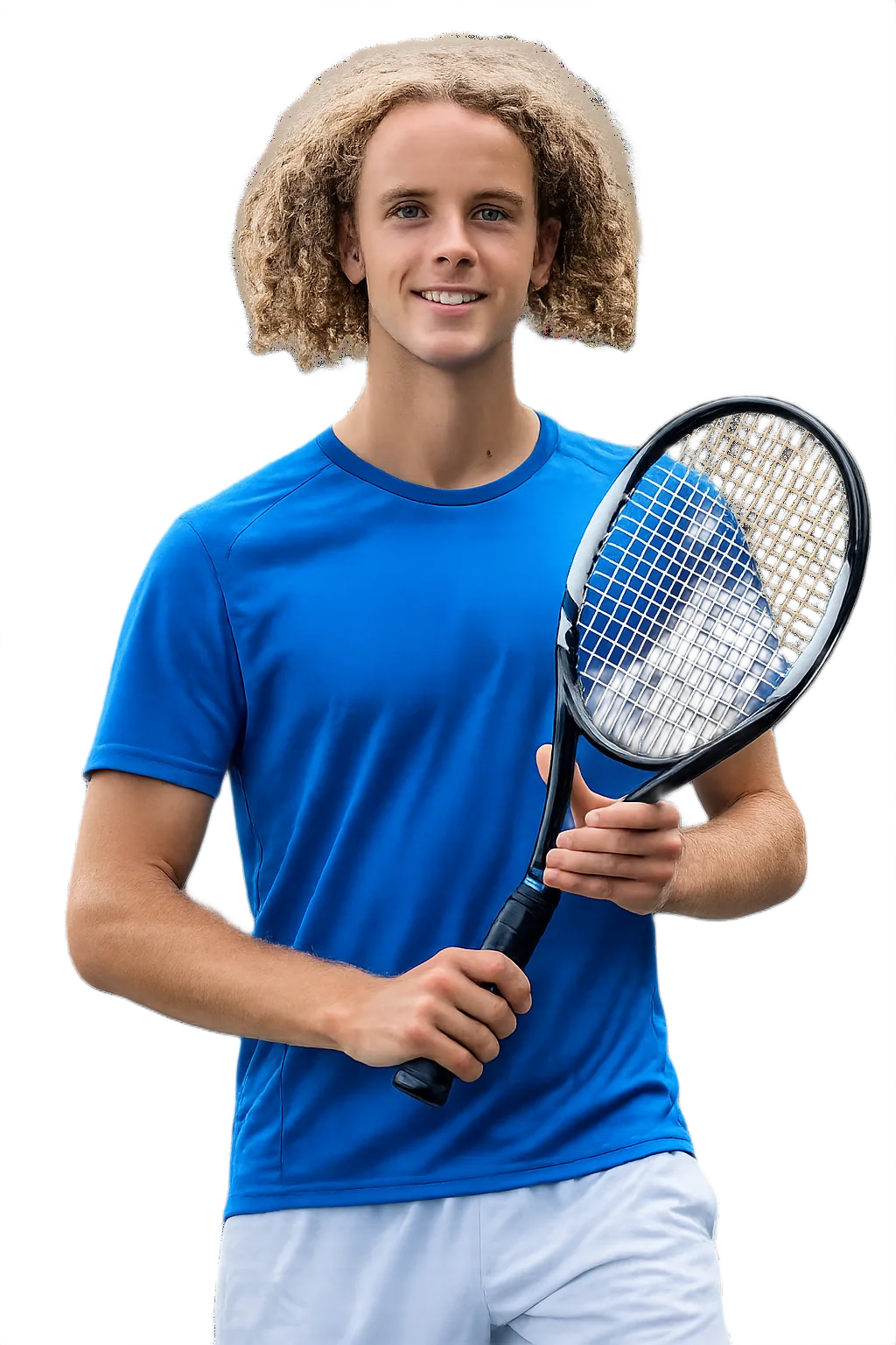 Portrait of Mika Brunold, tennis player