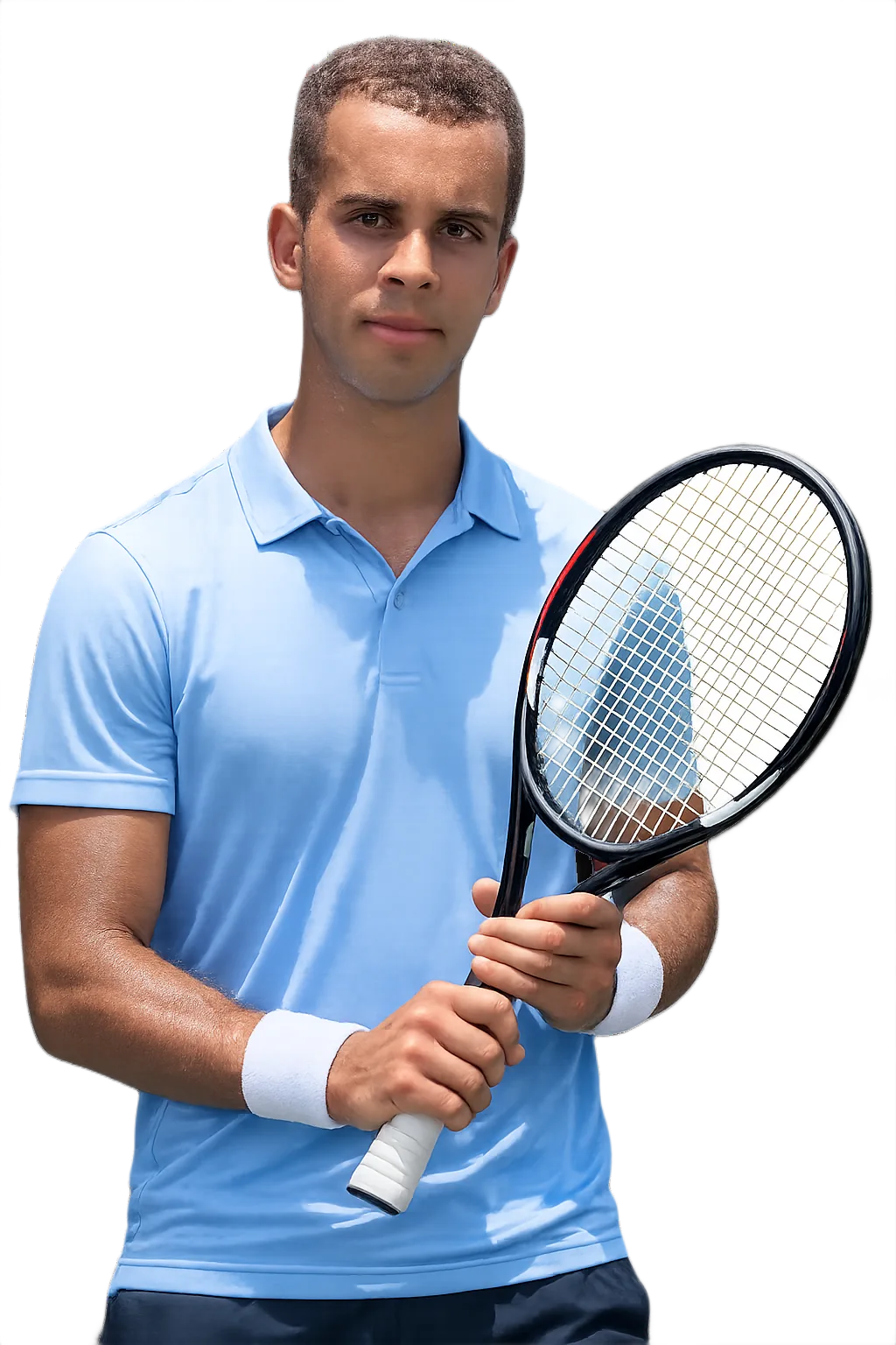 Portrait of Miles Jones, tennis player