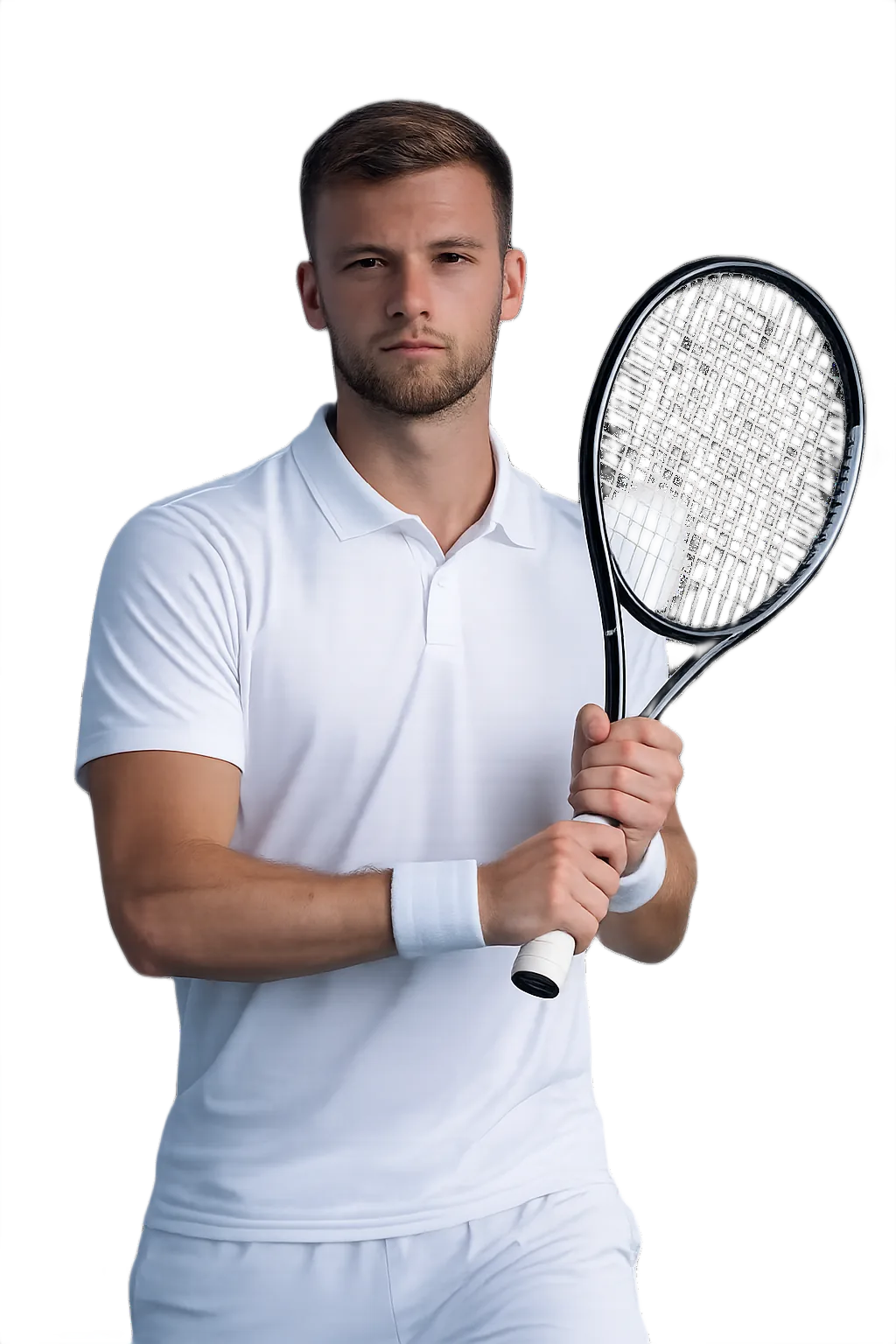 Portrait of Millen Hurrion, tennis player