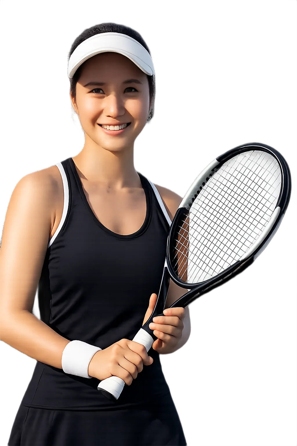 Portrait of Misaki Matsuda, tennis player