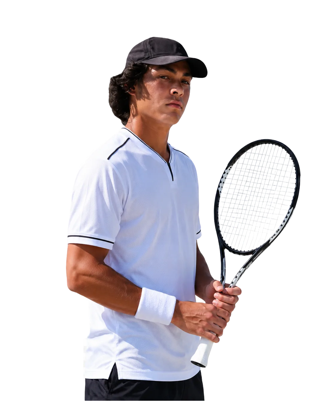Moerani Bouzige tennis player profile visual with TennisJack stats and match analysis
