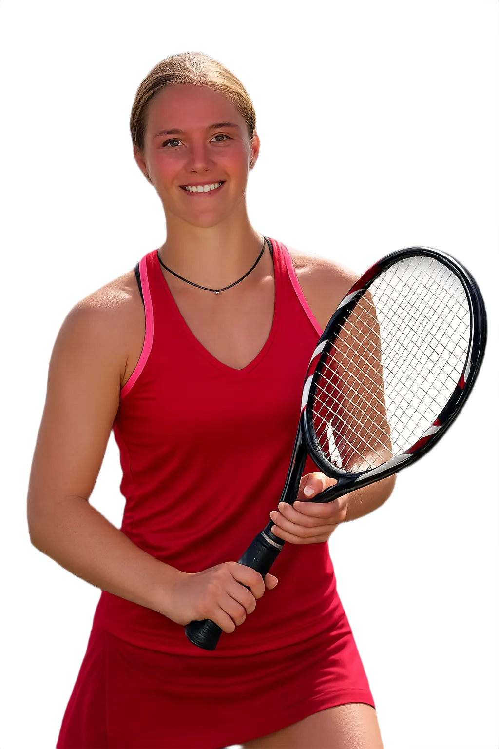 Portrait of Monique Barry, tennis player