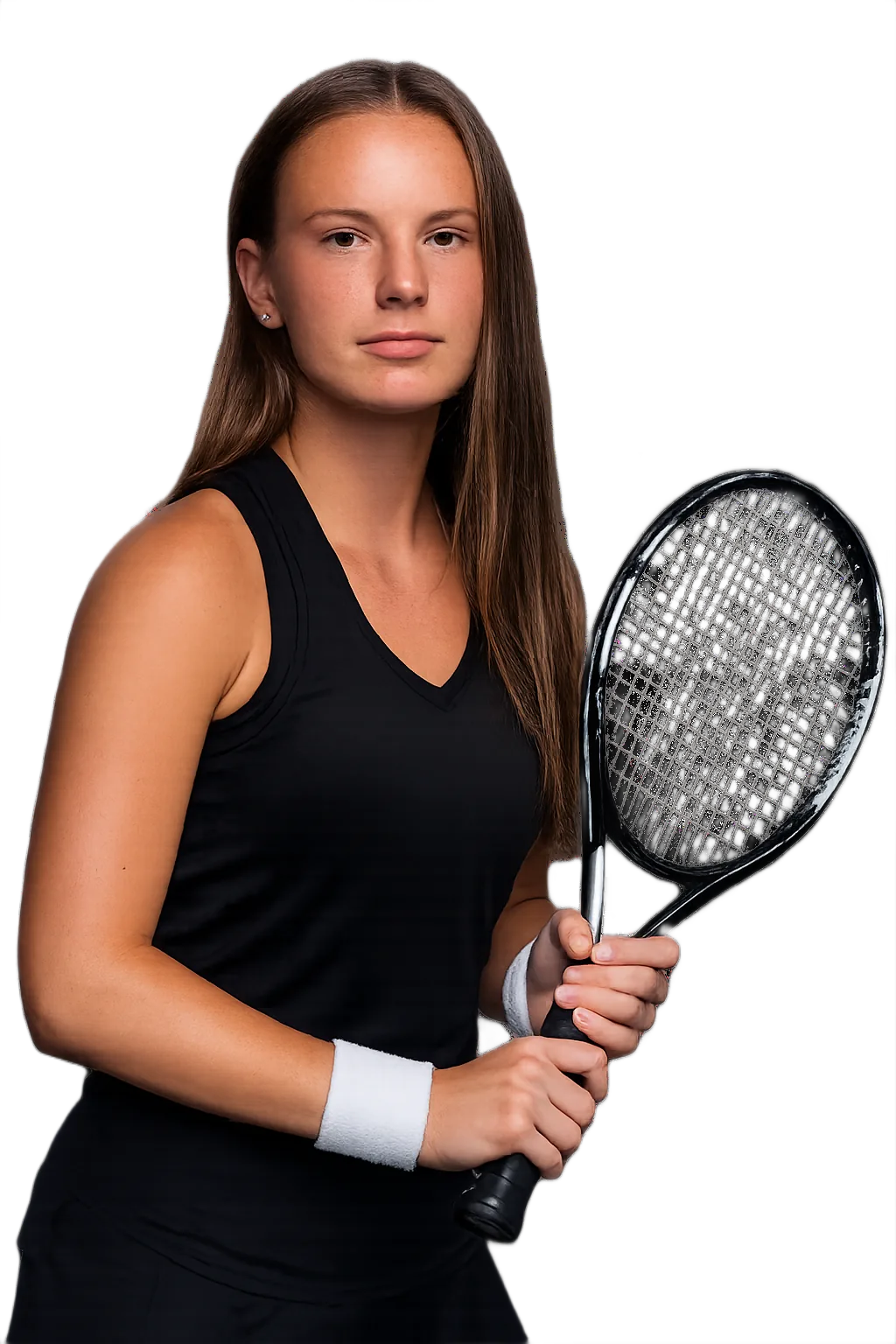 Portrait of Nahia Berecoechea, tennis player