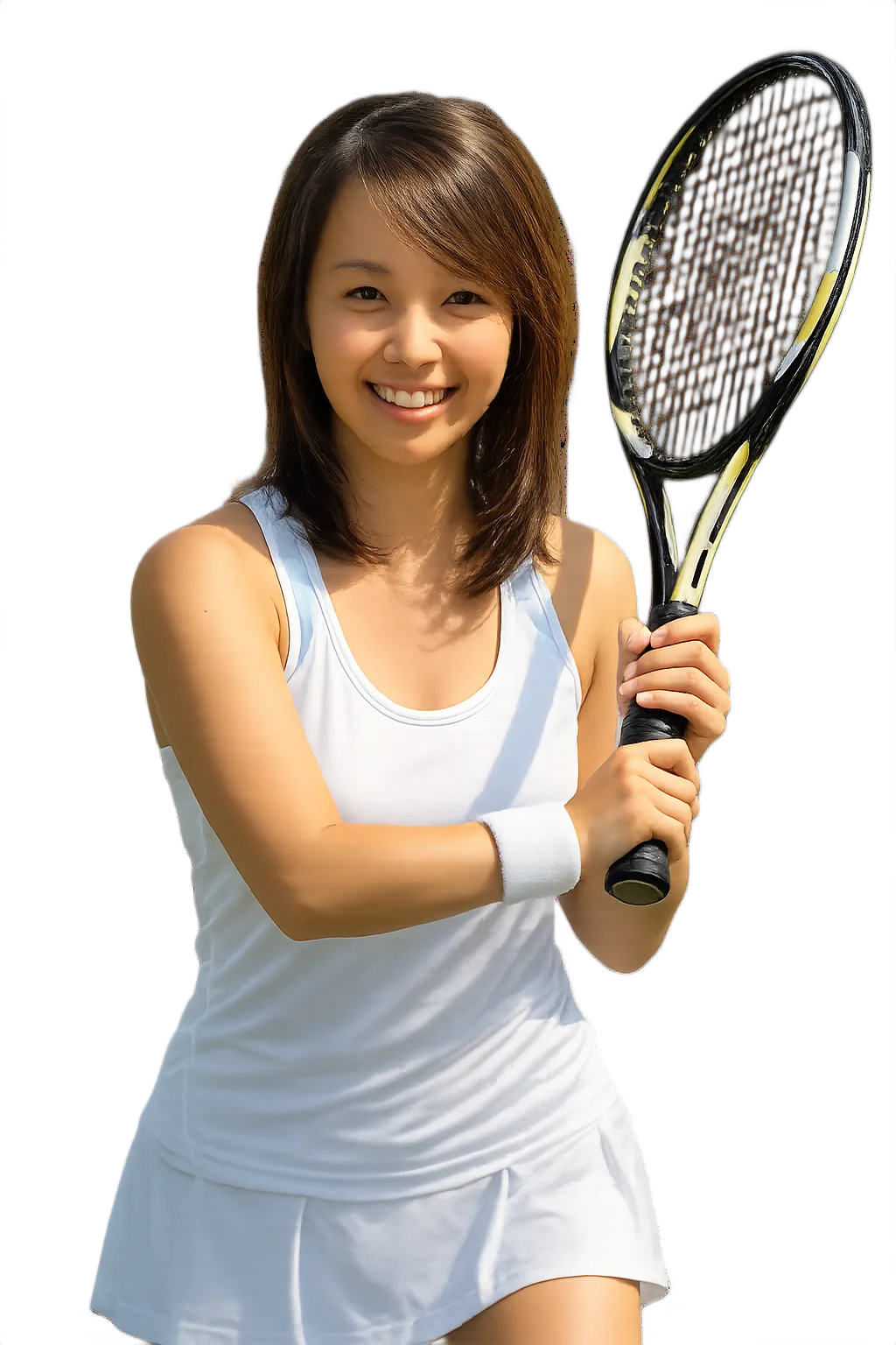Portrait of Naoko Eto, tennis player