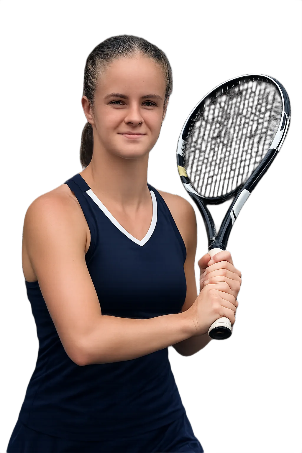 Portrait of Natalia Krockova, tennis player
