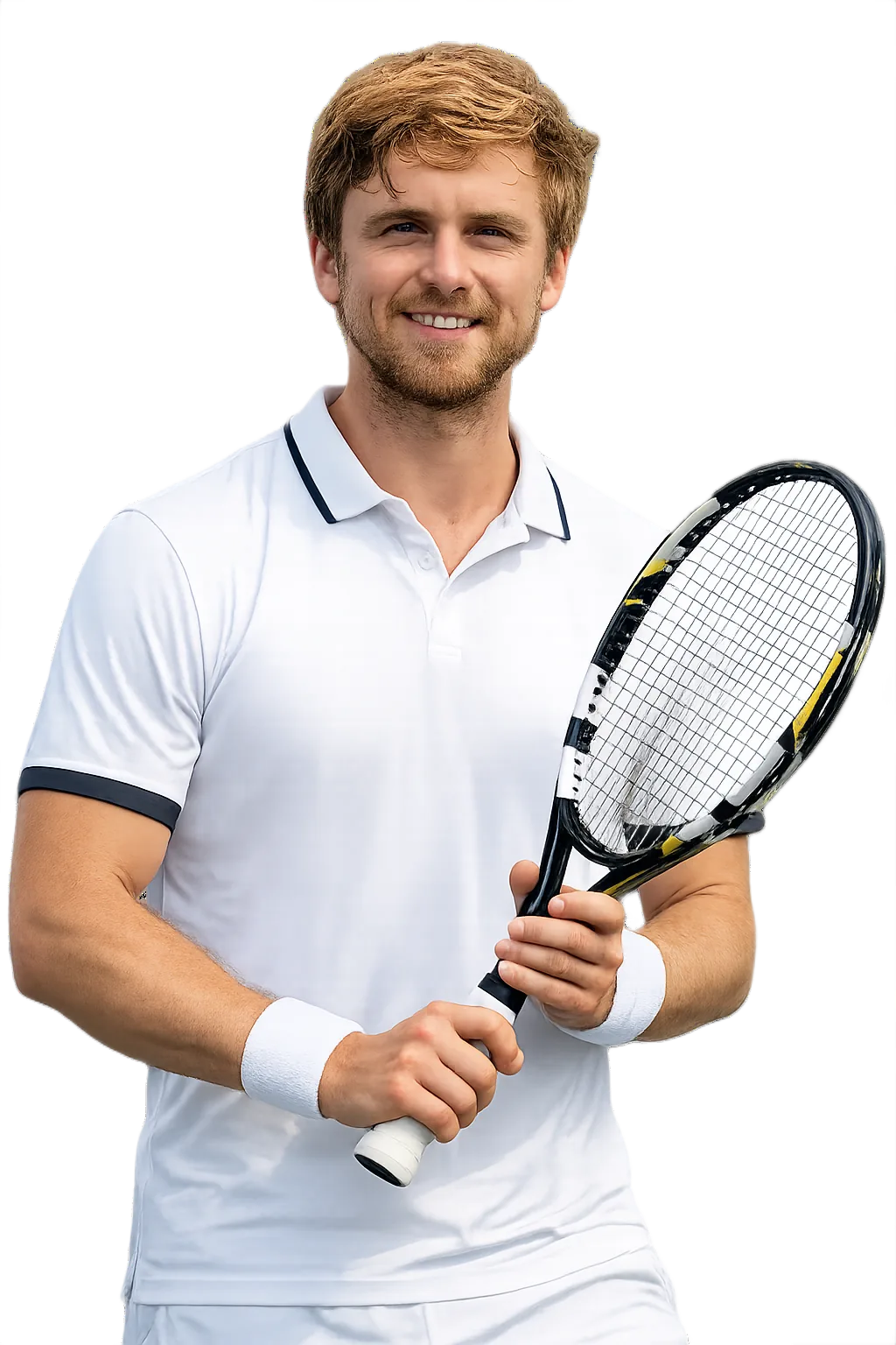 Portrait of Nathan Ponwith, tennis player