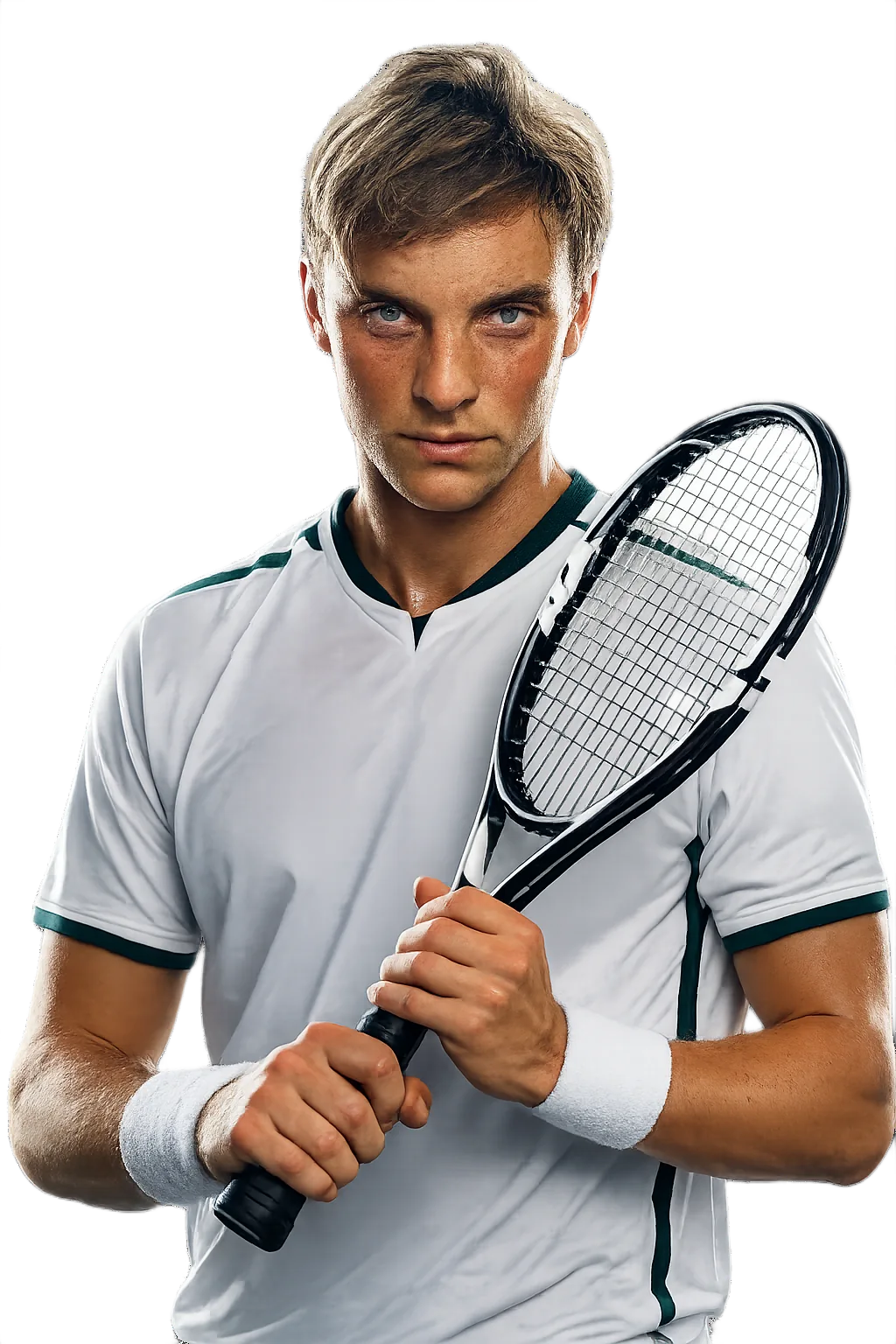 Portrait of Nathan Trouve, tennis player